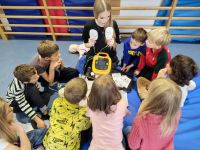 Uczniowie podczas warsztatów