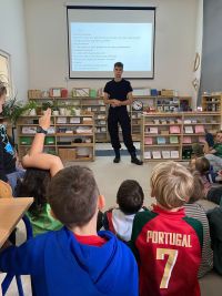 Uczniowie podczas warsztatów