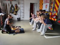 Uczniowie podczas warsztatów