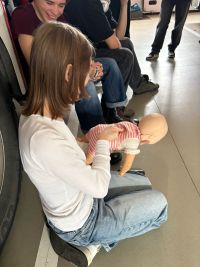 Uczniowie podczas warsztatów