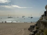 Widok na plażę nad oceanem