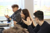 Uczniowie podczas konkursu