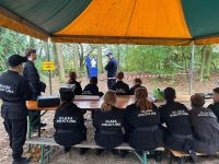 Uczniowie podczas warsztatów