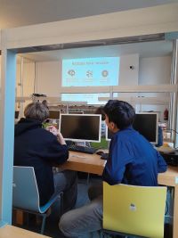 Uczniowie podczas lekcji