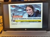 informacja na ekranie