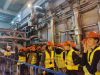 Uczniowie podczas wycieczki