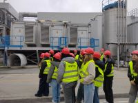 Uczniowie podczas wycieczki