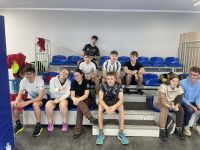 Uczniowie biorący udział w  teście