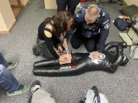 Uczniowie podczas warsztatów