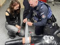 Uczniowie podczas warsztatów