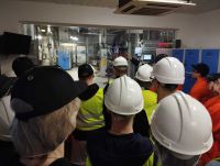 Uczniowie podczas wycieczki