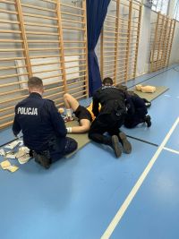 Uczniowie podczas zawodów