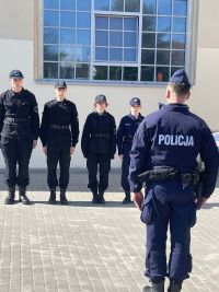 Uczniowie podczas zawodów