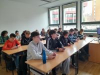 Uczniowie podczas wycieczki