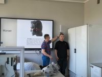 Uczniowie podczas warsztatów