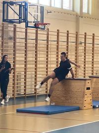 Uczniowie podczas turnieju