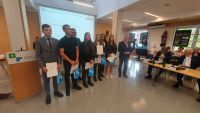 Uczniowie, którzy otrzymali nagrody i stypendia Rady Powiatu