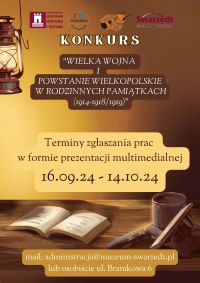 Plakat promujący konkurs