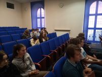 Uczniowie podczas warsztatów