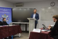 Uczniowie podczas debaty